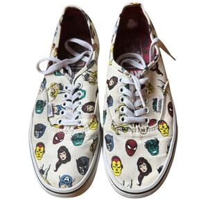 Vans x Marvel Superhero Print Sneakers Men’s Size 7.5 – Limited Edition